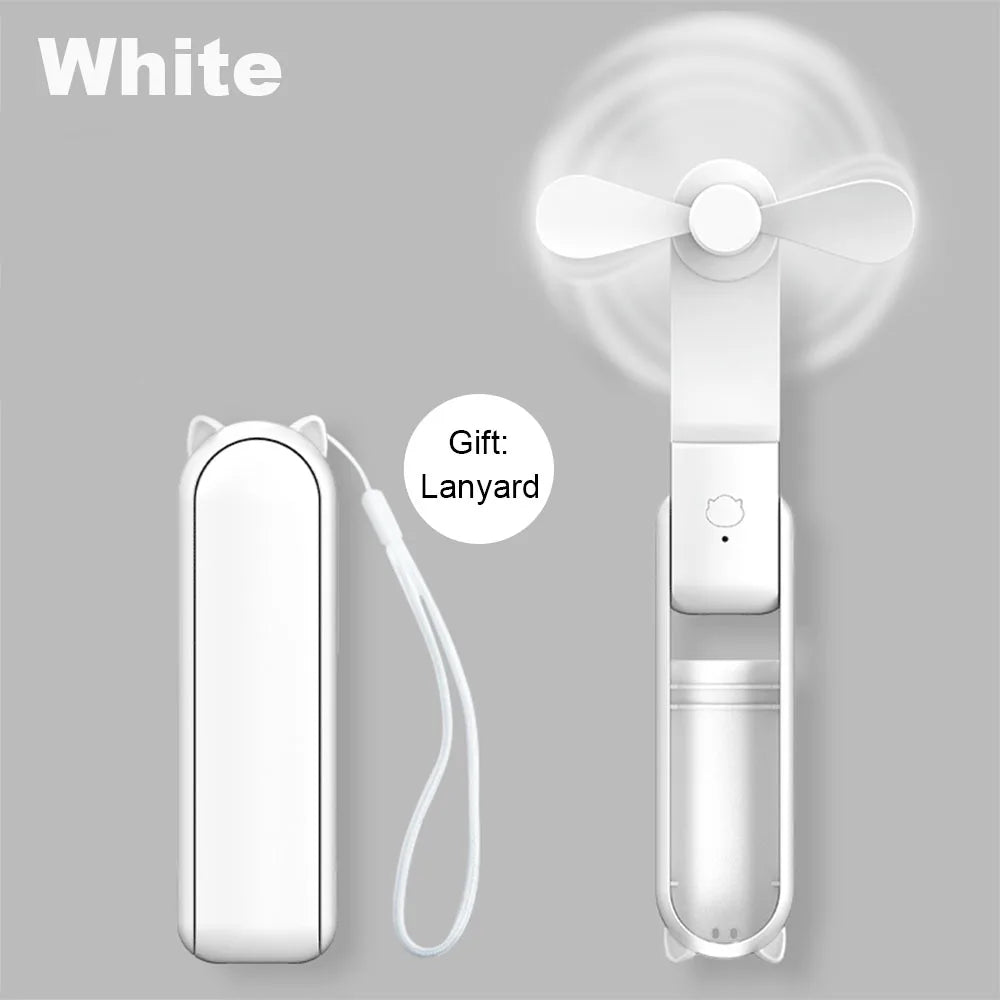 Ventilador de Mão Raugee 2000mAh – 3 Velocidades e Até 48h de Autonomia