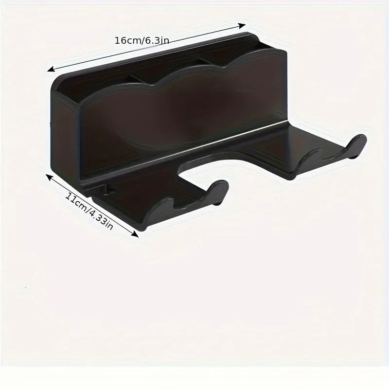 Suporte Organizador de Secador de Cabelo – Instalação Sem Furos e Design Clean