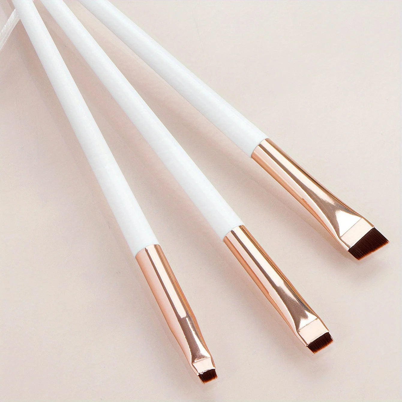 3pcs Kit de Pincéis Precision Blade: O Segredo do Delineado Ultra-Fino