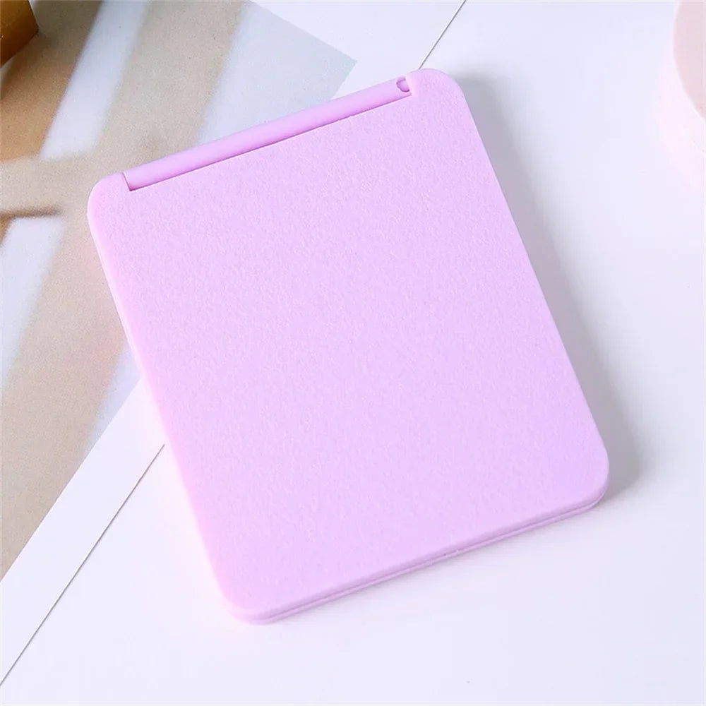 Espelho de Maquiagem Dobrável Portátil – Design Slim para Bolsa e Viagem