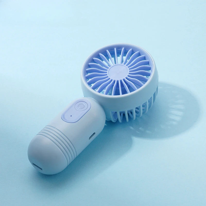 Mini Ventilador Portátil Premium – O Presente Ideal para Conforto e Estilo
