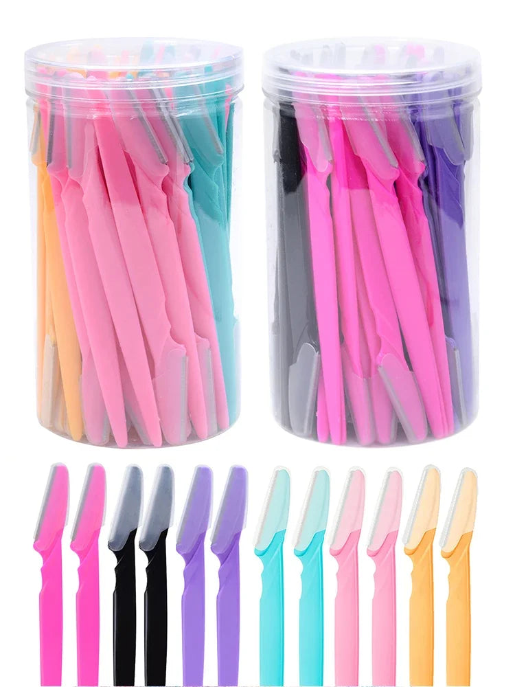 Mega Kit 30 Lâminas de Sobrancelha ZXZZS – Edição com Estojo Organizador